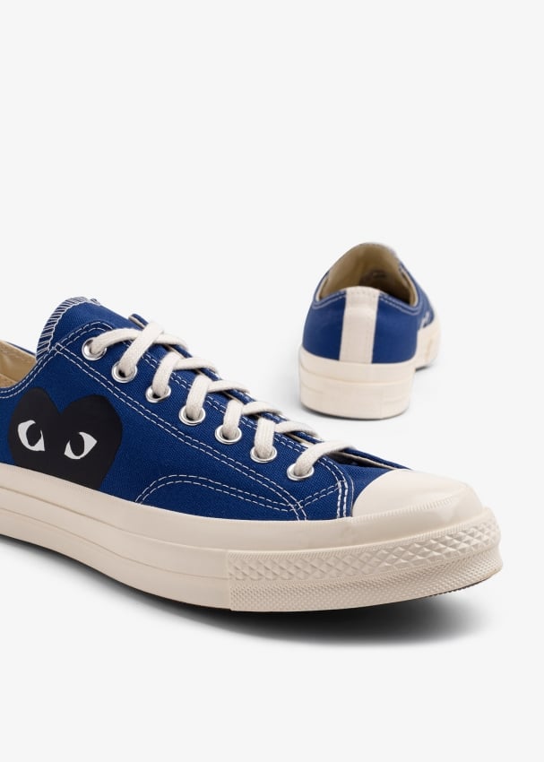 Comme des Garçons PLAY X Converse男士运动鞋- 蓝色在阿联酋| Level Shoes